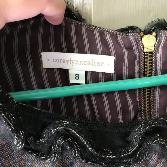 Adorable mini dress with ruffle adornments. - Picture 3 of 5